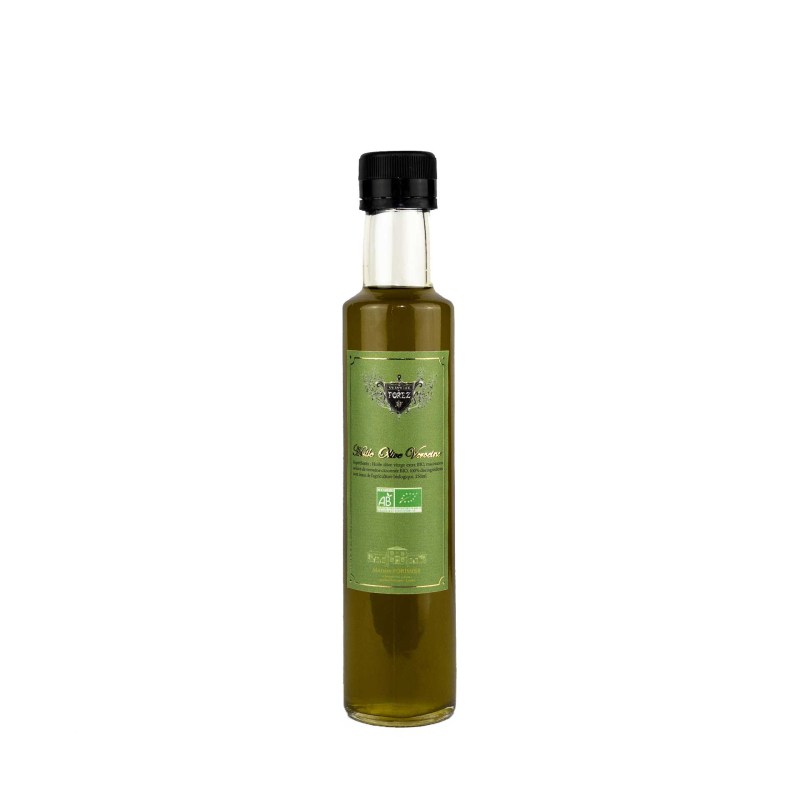 Huile d'olive première pression à froid et de verveine citronnée Huile d'olive première pression à froid et de verveine citronnée