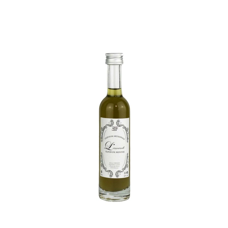Mignonnette de liqueur artisanale de menthe 30%vol. /10cl Mignonnette de liqueur artisanale de menthe 30%vol. /10cl
