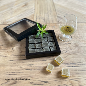 Pâte de fruits à la liqueur de verveine