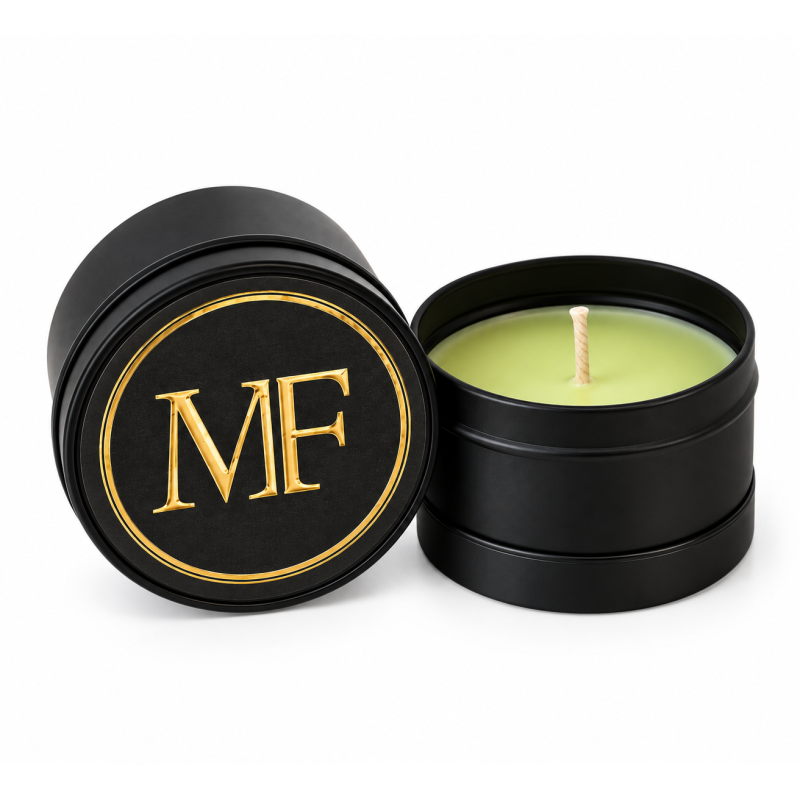 Bougie parfumée Verveine citronnée - 100g Boite métallique